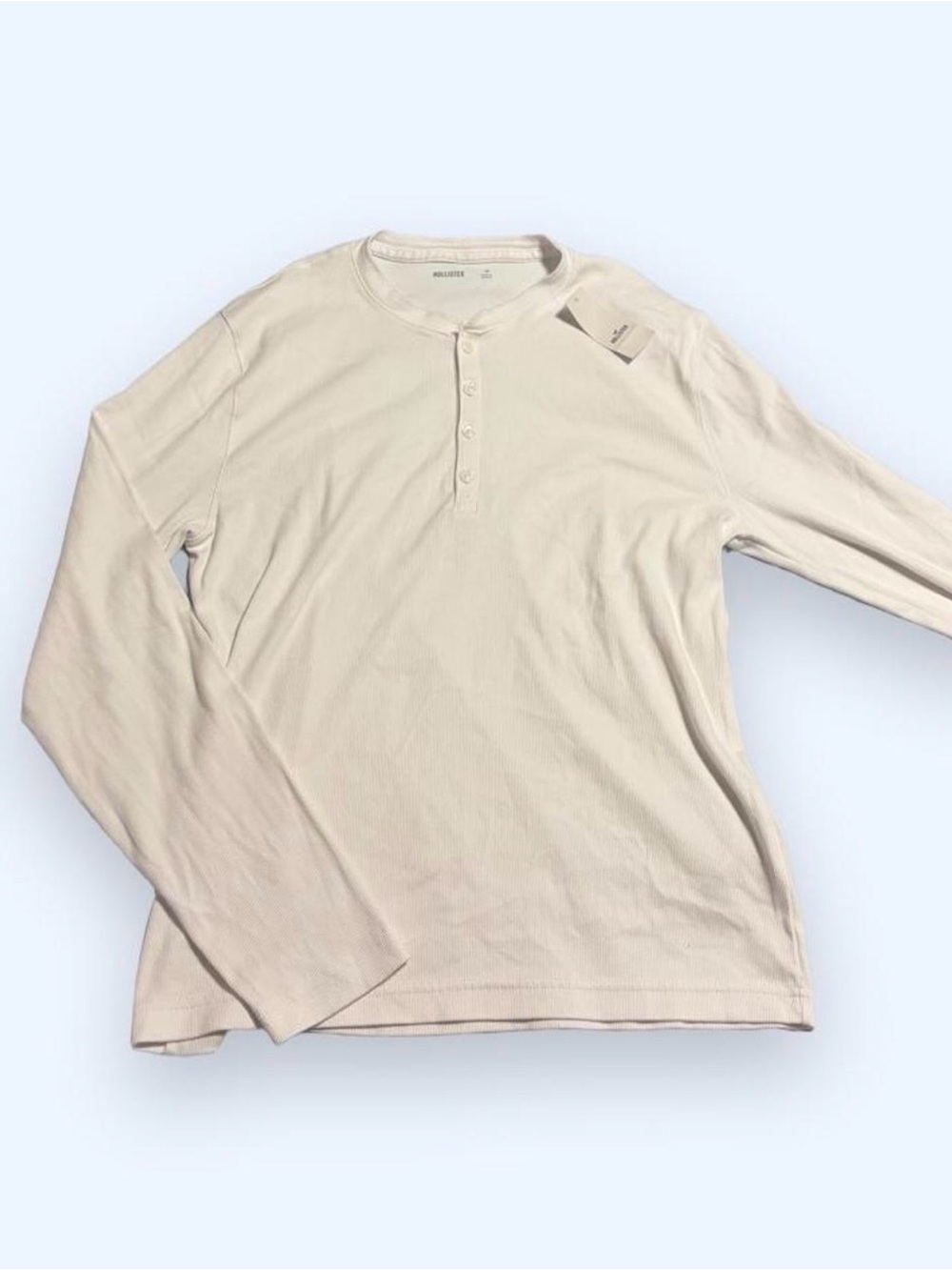 Hollister Long-Sleeve White Shirt